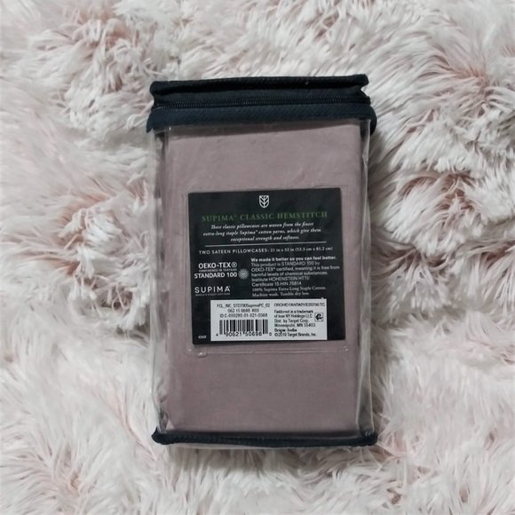 Orchid Fantasy Purple Sateen Pillowcase Set - Picture 2 of 4